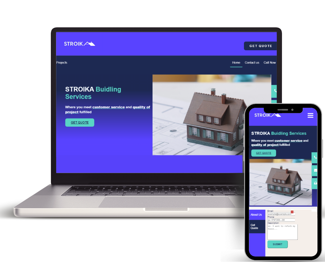 my Bootstrap portfolio image
